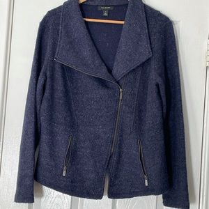 Halogen Blue Zip Up Jacket